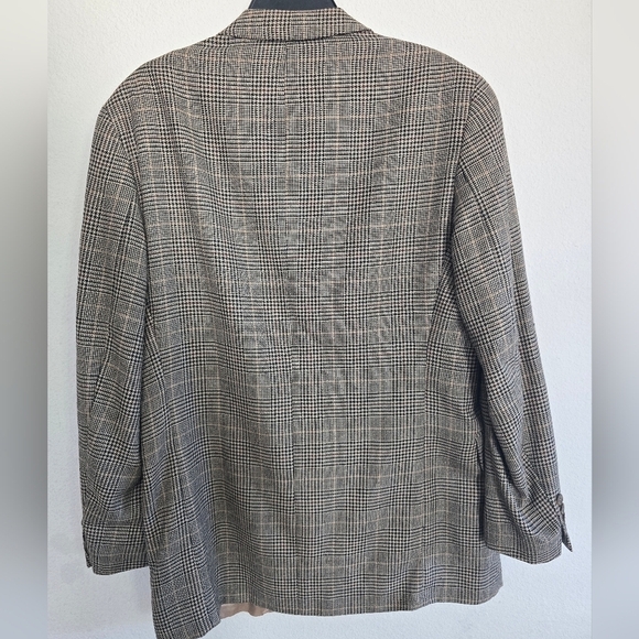 Ralph Ralph Lauren Blazer Sports Coat Men 40T Silk Wool Pinstripe Exellcent - Picture 13 of 15